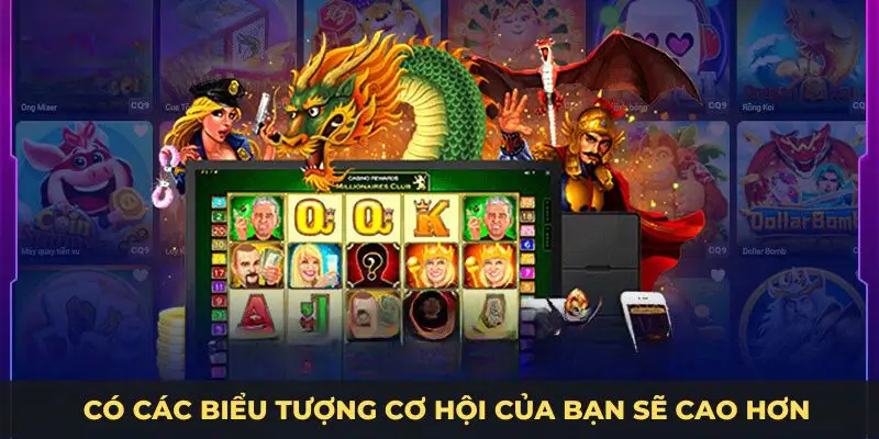 Có các biểu tượng cơ hội của bạn sẽ cao hơn